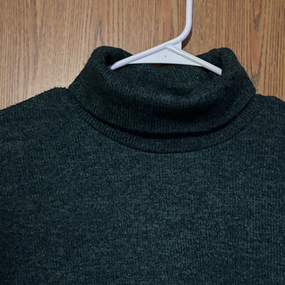SHEIN Forest Green Turtleneck Sweater - Picture 3 of 6